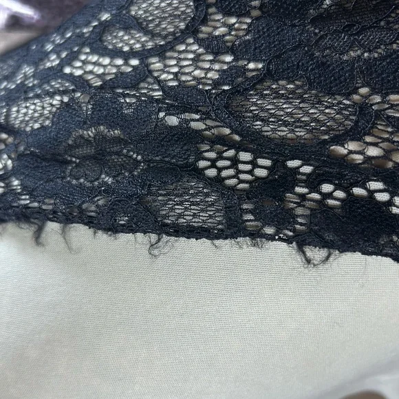 Windsor Whimsigoth Lace Maxi Dress Med Black Dark Romantic Gothic Mesh - Picture 12 of 17